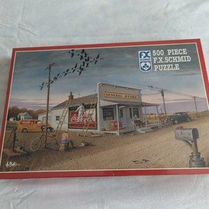 Brand New F. X. Schmid 500-piece puzzle Coca-Cola Country Store
